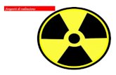 Sorgenti di radiazione. Radiazioni cariche · particelle cariche pesanti (p, alfa, ioni pesanti) · elettroni Radiazioni neutre · radiazione elettromagnetica.