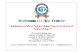 applications of the principles of heat transfer to design of heat exchangers