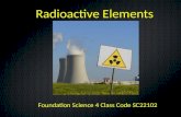 Radioactive elements 4
