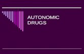 Autonomic nervous system - pharmacology
