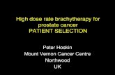 prostate hdr patient selection