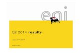 Eni 2014 Q2 Results