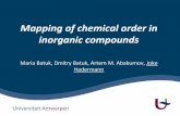 Mapping of chemical order in inorganic compounds