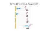 Time reversed acoustics - Mathias Fink