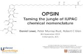 OPSIN: Taming the jungle of IUPAC chemical nomenclature
