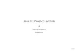 Java 8 - project lambda