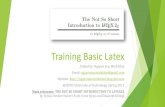 Training basic latex