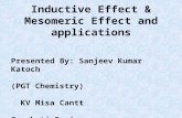 Inductive & mesomeric effect s k katoch