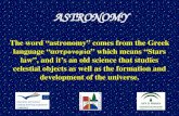 Basic astronomy