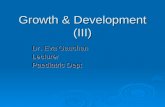 Growth and development iii