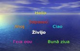 Slovenian language lesson