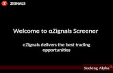 What Can Alpha Zignals Screener Offer You?