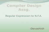 REGULAR EXPRESSION TO N.F.A