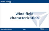 Wind energy I. Lesson 3. Wind field characterization
