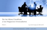 Emprendedores I | Parte 1 |Creatividad