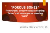 Osteoporosis by Kerstin Karen Vicente, RN