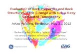 Evaluation of rock properties and rock structures in the μ-range with sub-μ X-ray computed tomography