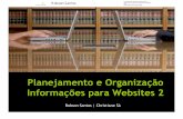 Planejamento e organização de informação para websites