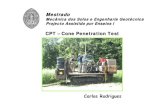 CPT - Cone Penetration Test (FCTUC)
