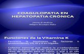 COAGULOPATIA EN HEPATOPATIA CRÓNICA