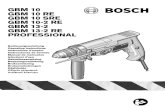 Bosch Gbm 10 Re