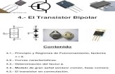 5 El Transistor Bipolar, corte saturación, optotransistor