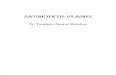 ANTIBIOTICOS VS AINES