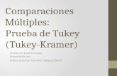 Comparaciones Múltiples Prueba de Tukey