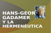 Gadamer y la hermenéutica