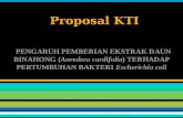 Proposal KTI Bakteriologi