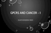 G Protein Coupled Receptors (GPCRs) and Cancer