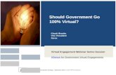 Virtual government engagement technologies