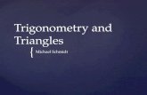 Trigonometry and triangles