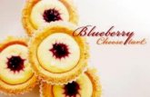 Blueberry cheese tart