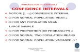 Confidence intervals (probabilty and statistics