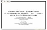 Discrete Nonlinear Optimal Control of S/C Formations Near The L1 and L2 points of The Sun-Earth/Moon System