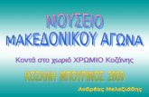 μουσειο μακεδονικου αγωνα - κοζανη