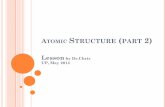 Atomic structure part 2