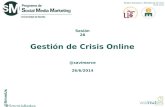 Gesti³n de Crisis Online - SmmUS Redes Sesi³n 28