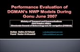 Nwp performance gonu Tropical Cyclone conference