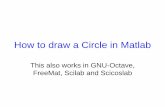 How to plot a Circle in Matlab