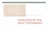 Ekklēsia in the New Testament