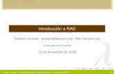 Introduccion a RAD (Rapid application development)