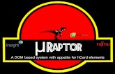 μRaptor: A DOM-based system with appetite for hCard elements