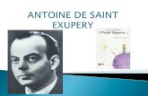 Antoine de saint exupery