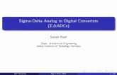 Sigma-Delta Analog to Digital Converters