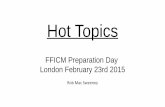 Hot Topics - FFICM Preparation Course  230215