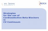Strategies for the use of cardioselective beta blockers in cv continuum