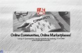 Online Κοινότητες, Online Αγορές!
