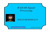 1 radar signal processing